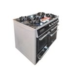 اجاق گاز 5 شعله کد 30 چدن گل طوسی